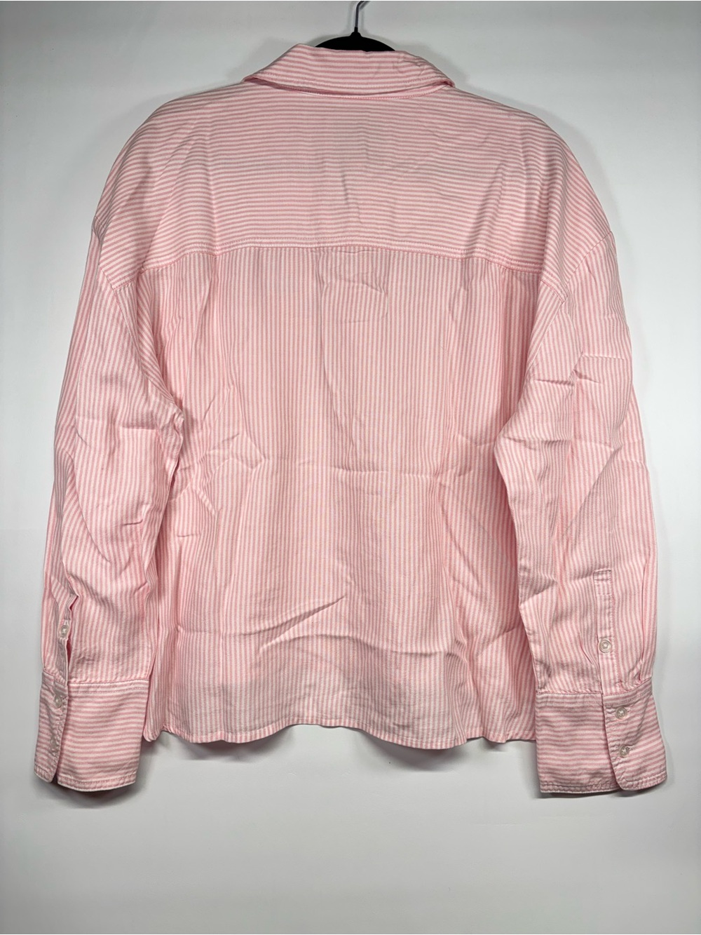 ✨Lola River Pink Stripe Casual Button-Down Shirt Size XL - Picture 3 of 11